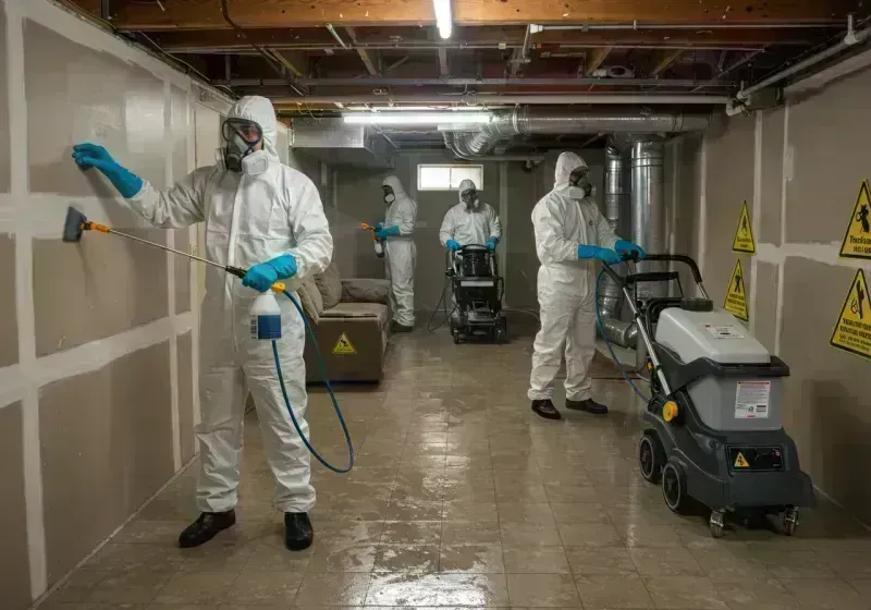 Basement Moisture Removal and Structural Drying process in Callaway County, MO